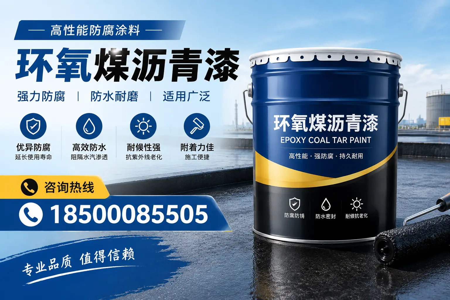 环氧煤沥青漆的主要成分与功能,晋城用户深度了解